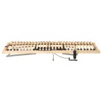 vidaXL Bază de pat electrică cu șipci, 28 șipci, 7 zone, 80 x 200 cm vidaXL Bază de pat electrică cu șipci, 28 șipci, 7 zone, 80 x 200 cm