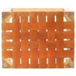 vidaXL Scaune de bar, 2 buc., maro, 75 cm, piele naturală
