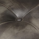 vidaXL Scaune de bucătărie tip consolă, 2 buc., gri, piele naturală vidaXL Scaune de bucătărie tip consolă, 2 buc., gri, piele naturală