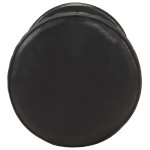 vidaXL Scaun de bar, negru, piele naturală vidaXL Scaun de bar, negru, piele naturală