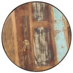 vidaXL Măsuță de cafea, negru, 68 x 68 x 36 cm, lemn masiv reciclat vidaXL Măsuță de cafea, negru, 68 x 68 x 36 cm, lemn masiv reciclat