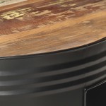 vidaXL Măsuță de cafea, negru, 68 x 68 x 36 cm, lemn masiv reciclat vidaXL Măsuță de cafea, negru, 68 x 68 x 36 cm, lemn masiv reciclat