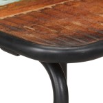 vidaXL Scaune de bar, 2 buc., lemn masiv reciclat