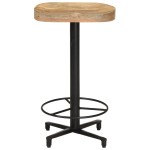 vidaXL Scaune de bar, 2 buc., 66 cm, lemn masiv de mango