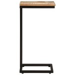 vidaXL Mese laterale, 2 buc., 31,5x24,5x64,5 cm, lemn masiv reciclat