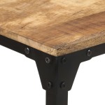 vidaXL Masă de bucătărie, 140x70x76 cm, lemn de mango nefinisat vidaXL Masă de bucătărie, 140x70x76 cm, lemn de mango nefinisat
