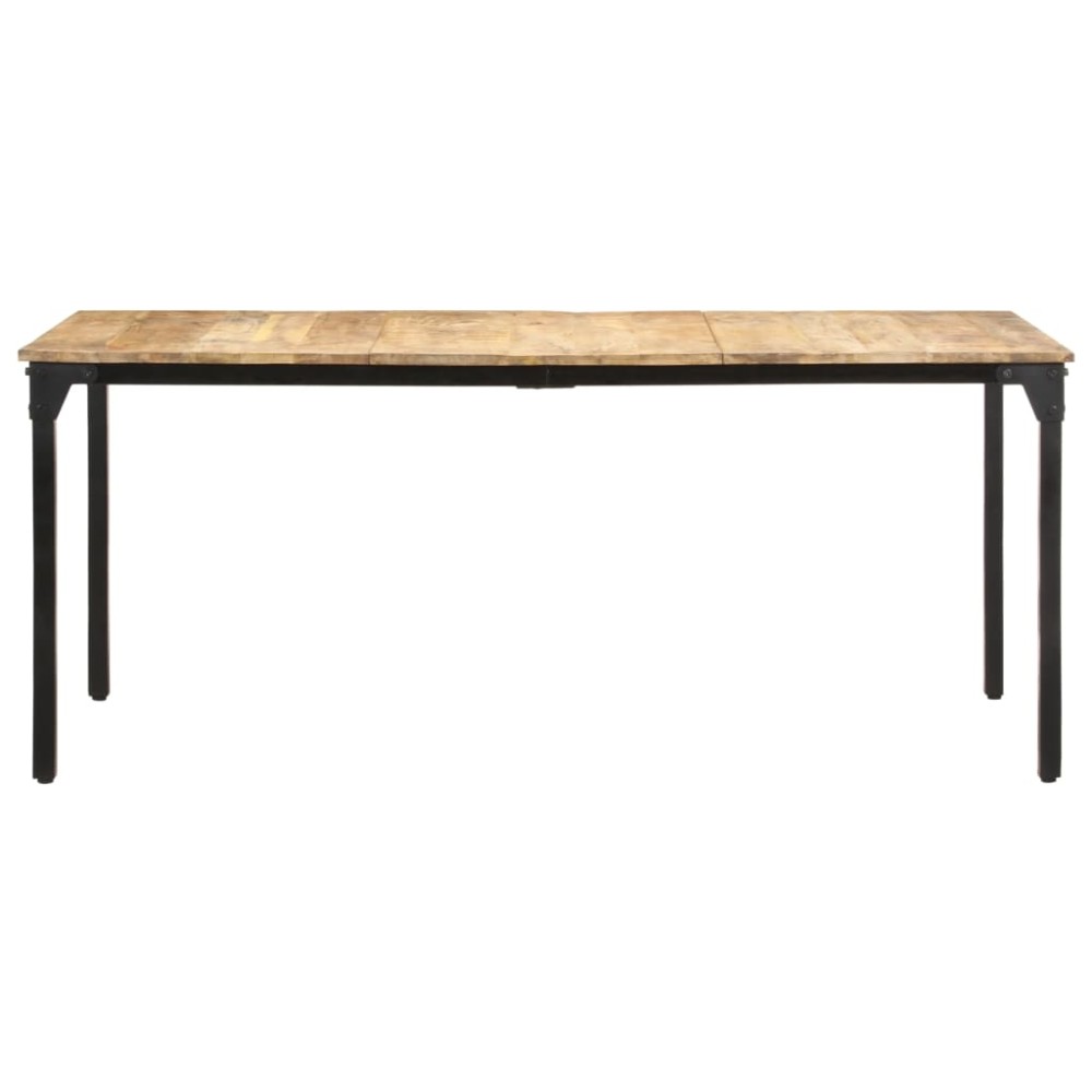 vidaXL Masă de bucătărie, 180x90x76 cm, lemn de mango nefinisat