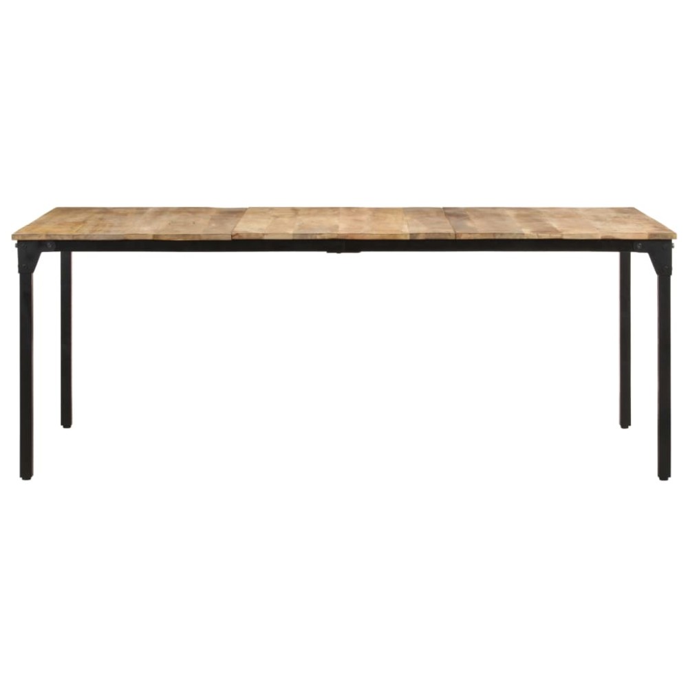 vidaXL Masă de bucătărie, 200x100x76 cm, lemn de mango nefinisat