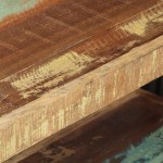 vidaXL Comodă TV, 90x30x40 cm, lemn masiv reciclat