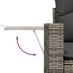 vidaXL Set canapele de grădină cu perne 10 piese gri deschis poliratan vidaXL Set canapele de grădină cu perne 10 piese gri deschis poliratan
