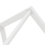 vidaXL Cadru pat copii cu un sertar, alb, 70x140 cm, lemn masiv de pin vidaXL Cadru pat copii cu un sertar, alb, 70x140 cm, lemn masiv de pin