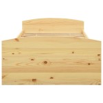 vidaXL Cadru de pat cu 2 sertare, 90 x 200 cm, lemn masiv de pin