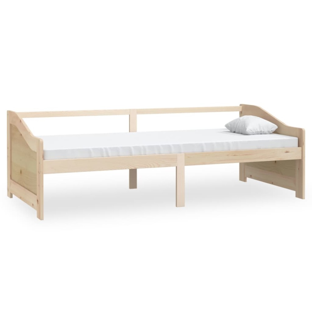 vidaXL Pat de zi cu 3 locuri, 90x200 cm, lemn masiv de pin