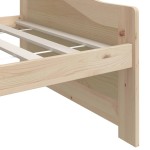 vidaXL Pat de zi cu 3 locuri, 90x200 cm, lemn masiv de pin vidaXL Pat de zi cu 3 locuri, 90x200 cm, lemn masiv de pin