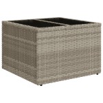 vidaXL Set canapele de grădină cu perne, 9 piese gri deschis poliratan vidaXL Set canapele de grădină cu perne, 9 piese gri deschis poliratan