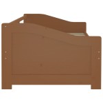vidaXL Pat de zi cu 3 locuri, maro miere, 90x200 cm, lemn masiv pin vidaXL Pat de zi cu 3 locuri, maro miere, 90x200 cm, lemn masiv pin
