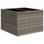 vidaXL Set canapele de grădină, 9 piese, cu perne, gri, poliratan vidaXL Set canapele de grădină, 9 piese, cu perne, gri, poliratan