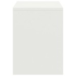 vidaXL Noptieră, alb, 35 x 30 x 40 cm, lemn masiv de pin