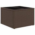 vidaXL Set canapele de grădină cu perne, 9 piese, maro, poliratan vidaXL Set canapele de grădină cu perne, 9 piese, maro, poliratan