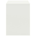 vidaXL Noptiere, 2 buc., alb, 35 x 30 x 40 cm, lemn masiv de pin