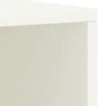 vidaXL Noptiere, 2 buc., alb, 35 x 30 x 40 cm, lemn masiv de pin