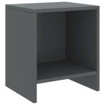 vidaXL Noptiere, 2 buc., gri închis, 35 x 30 x 40 cm, lemn masiv pin vidaXL Noptiere, 2 buc., gri închis, 35 x 30 x 40 cm, lemn masiv pin