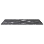 vidaXL Blat masă negru 100x62 cm 8mm sticlă securizată design marmură vidaXL Blat masă negru 100x62 cm 8mm sticlă securizată design marmură