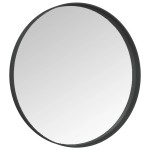 vidaXL Oglindă de perete, negru, 50 cm vidaXL Oglindă de perete, negru, 50 cm