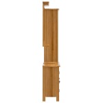 vidaXL Set mobilier de baie, 3 piese, lemn masiv de pin vidaXL Set mobilier de baie, 3 piese, lemn masiv de pin