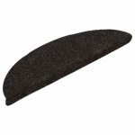 vidaXL Covorașe pentru scări autoadezive, 15 buc., 56x17x3 cm, maro închis, semirotunde vidaXL Covorașe pentru scări autoadezive, 15 buc., 56x17x3 cm, maro închis, semirotunde