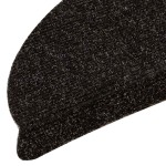 vidaXL Covorașe pentru scări autoadezive, 15 buc., 56x17x3 cm, maro închis, semirotunde vidaXL Covorașe pentru scări autoadezive, 15 buc., 56x17x3 cm, maro închis, semirotunde