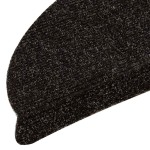 vidaXL Covorașe pentru scări autoadezive, 15 buc., 65x21x4 cm, maro închis, semirotunde, mari vidaXL Covorașe pentru scări autoadezive, 15 buc., 65x21x4 cm, maro închis, semirotunde, mari