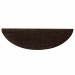vidaXL Covorașe pentru scări autoadezive, 15 buc., 56x17x3 cm, maro, semirotunde vidaXL Covorașe pentru scări autoadezive, 15 buc., 56x17x3 cm, maro, semirotunde