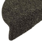vidaXL Covorașe pentru scări autoadezive, 15 buc., 56x17x3 cm, antracit, semirotunde