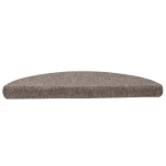 vidaXL Covorașe autoadezive pentru scări, 15 buc., 56x17x3 cm, bej, semirotunde