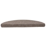 vidaXL Covorașe autoadezive pentru scări, 15 buc., 65x21x4 cm, bej, semirotunde, mari