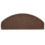 vidaXL Covorașe pentru scări, 15 buc., 65x24x4 cm, maro, semirotunde, mari vidaXL Covorașe pentru scări, 15 buc., 65x24x4 cm, maro, semirotunde, mari
