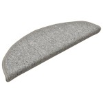 vidaXL Covorașe pentru scări, 15 buc., 56x17x3 cm, gri deschis, semirotunde vidaXL Covorașe pentru scări, 15 buc., 56x17x3 cm, gri deschis, semirotunde