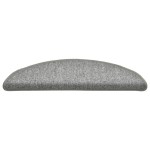 vidaXL Covorașe pentru scări, 15 buc., 56x17x3 cm, gri deschis, semirotunde vidaXL Covorașe pentru scări, 15 buc., 56x17x3 cm, gri deschis, semirotunde