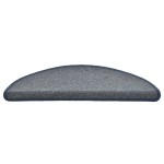 vidaXL Covorașe pentru scări, 15 buc., 56x17x3 cm, gri deschis și albastru, semirotunde vidaXL Covorașe pentru scări, 15 buc., 56x17x3 cm, gri deschis și albastru, semirotunde