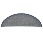 vidaXL Covorașe pentru scări, 15 buc., 56x17x3 cm, gri deschis și albastru, semirotunde vidaXL Covorașe pentru scări, 15 buc., 56x17x3 cm, gri deschis și albastru, semirotunde