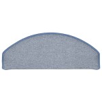 vidaXL Covorașe pentru scări, 15 buc., 65x24x4 cm, gri deschis și albastru, semirotunde, mari vidaXL Covorașe pentru scări, 15 buc., 65x24x4 cm, gri deschis și albastru, semirotunde, mari