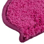 vidaXL Covorașe pentru trepte scară, 15 buc., roz, 65 x 21 x 4 cm