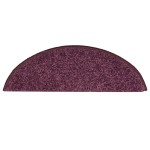 vidaXL Covorașe pentru trepte scară, 15 buc. violet închis, 56x17x3 cm