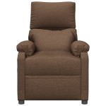 vidaXL Fotoliu de masaj, maro, material textil vidaXL Fotoliu de masaj, maro, material textil