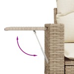 vidaXL Set canapele de grădină cu perne, 10 piese, bej, poliratan vidaXL Set canapele de grădină cu perne, 10 piese, bej, poliratan