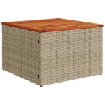 vidaXL Set canapele de grădină cu perne, 10 piese, bej, poliratan vidaXL Set canapele de grădină cu perne, 10 piese, bej, poliratan