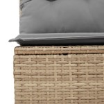 vidaXL Set canapele de grădină cu perne, 10 piese, bej, poliratan vidaXL Set canapele de grădină cu perne, 10 piese, bej, poliratan