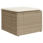 vidaXL Set canapele de grădină cu perne, 10 piese, bej, poliratan vidaXL Set canapele de grădină cu perne, 10 piese, bej, poliratan