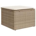 vidaXL Set canapele de grădină cu perne, 5 piese, bej, poliratan vidaXL Set canapele de grădină cu perne, 5 piese, bej, poliratan